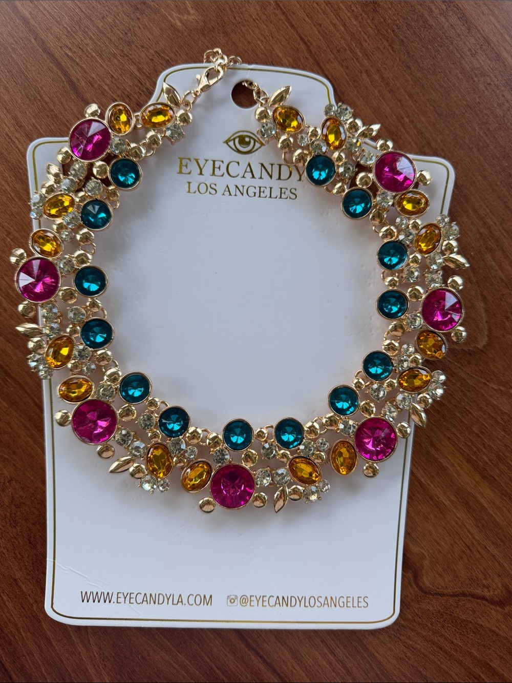 Eye Candy LA Clementine Collar Necklace - NWT - Picture 7 of 8